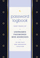 Book cover of: Password Logbook (Black & Gold). By: Editors of Rock Point