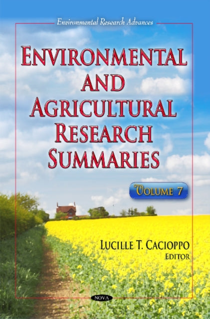 Book cover of: Environmental & Agricultural Research Summaries