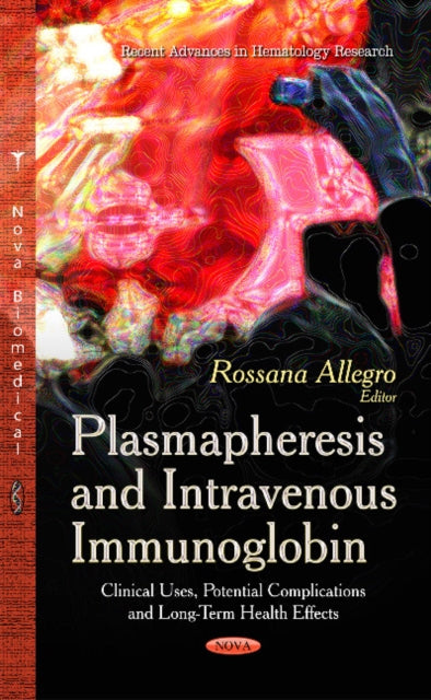 Book cover of: Plasmapheresis & Intravenous Immunoglobin
