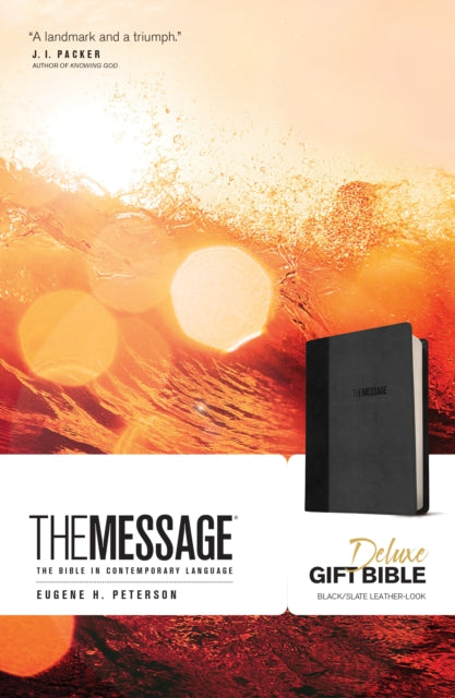 Book cover of: Message Deluxe Gift Bible. By: Eugene H. Peterson
