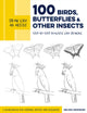 Book cover of: Draw Like an Artist: 100 Birds, Butterflies, and Other Insects. By: Melissa Washburn