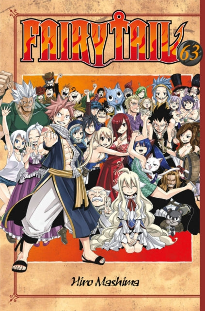 Book cover of: Fairy Tail 63. By: Hiro Mashima