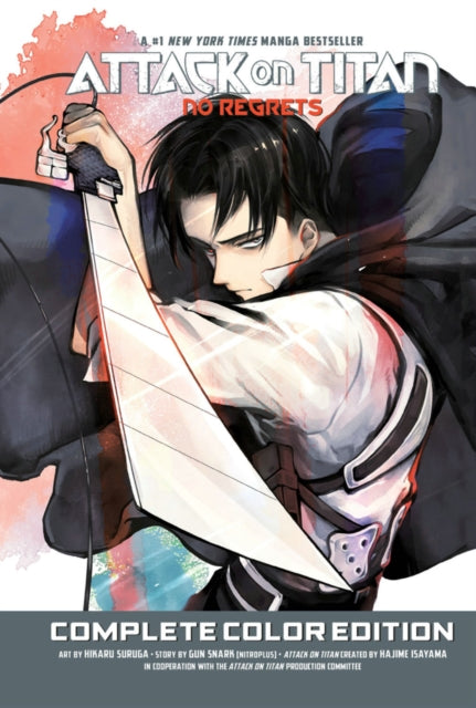 Book cover of: Attack On Titan: No Regrets Complete Color Edition. By: 砂阿久雁