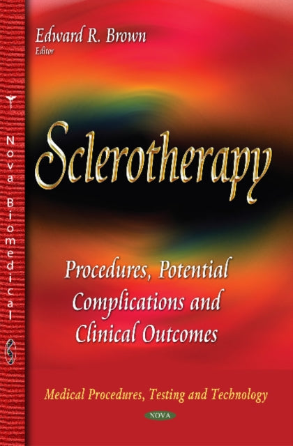 Book cover of: Sclerotherapy. By: Edward R. Brown