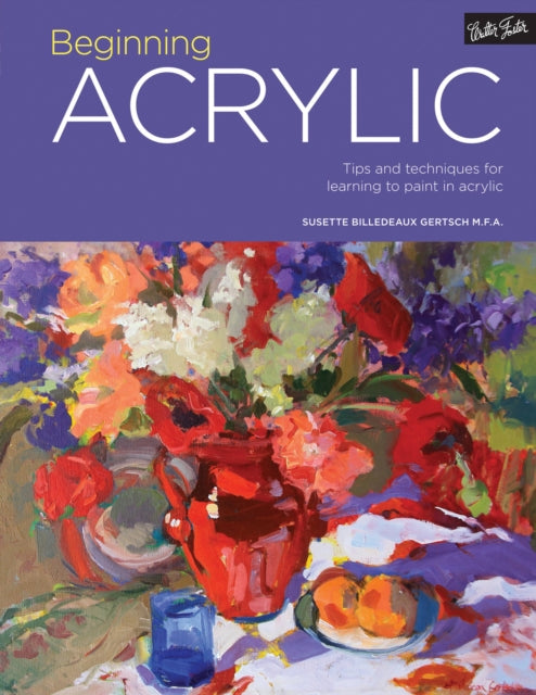 Book cover of: Portfolio: Beginning Acrylic. By: Susette Billedeaux Gertsch