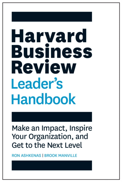 Book cover of: Harvard Business Review Leader's Handbook. By: Ron Ashkenas