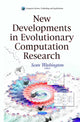 Book cover of: New Developments in Evolutionary Computation Research. By: Sean Washington