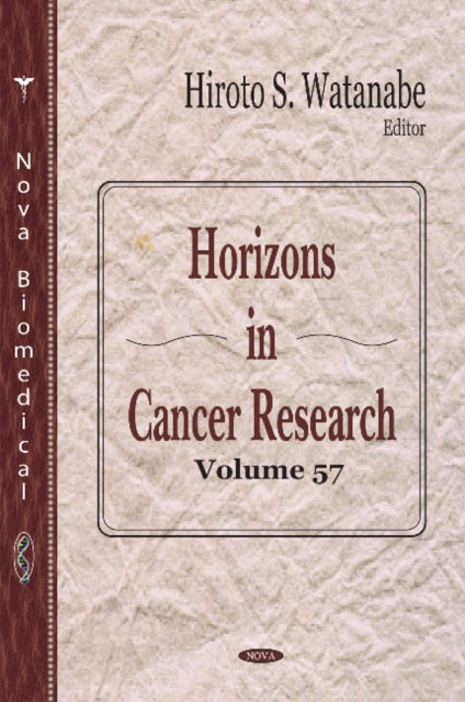 Book cover of: Horizons in Cancer Research. By: Hiroto S. Watanabe