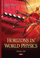 Book cover of: Horizons in World Physics. By: Albert Reimer