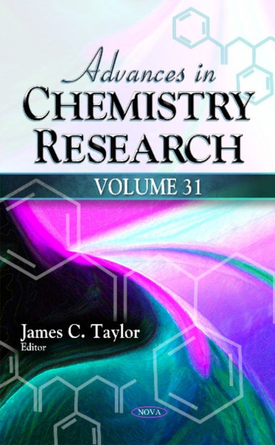 Book cover of: Advances in Chemistry Research. By: Taylor, James C., Jr.