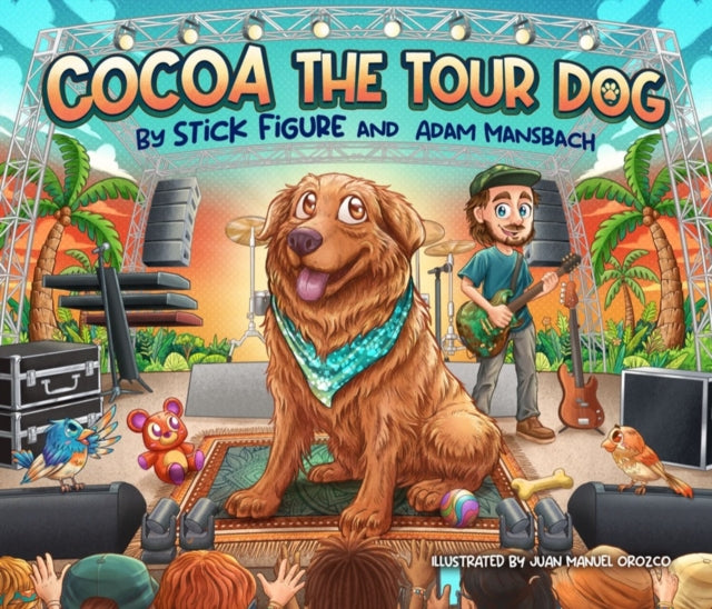 Book cover of: Cocoa The Tour Dog. By: Stick Figure