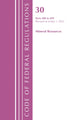 Book cover of: Code of Federal Regulations, Title 30 Mineral Resources 200-699, Revised as of July 1, 2022. By: Office Of The Federal Register (U.S.)