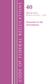 Book cover of: Code of Federal Regulations, Title 40 Protection of the Environment 61-62, Revised as of July 1, 2022. By: Office Of The Federal Register (U.S.)