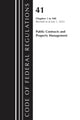Book cover of: Code of Federal Regulations, Title 41 Public Contracts and Property Management 1-100, Revised as of July 1, 2023