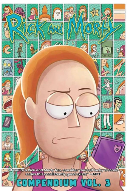 Book cover of: Rick and Morty Compendium Vol. 3. By: Kyle Starks