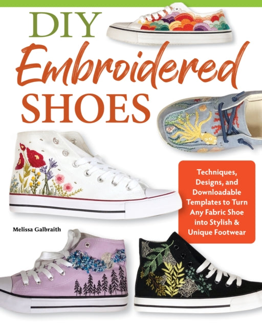 Book cover of: DIY Embroidered Shoes