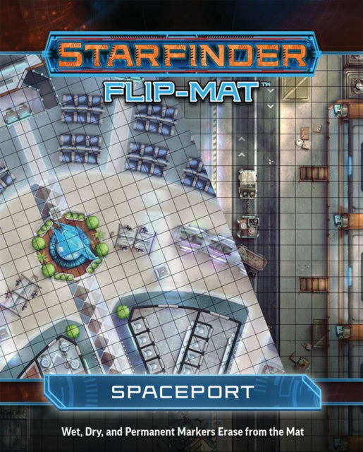 Book cover of: Starfinder Flip-Mat: Spaceport