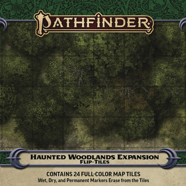 Book cover of: Pathfinder Flip-Tiles: Haunted Woodlands Expansion