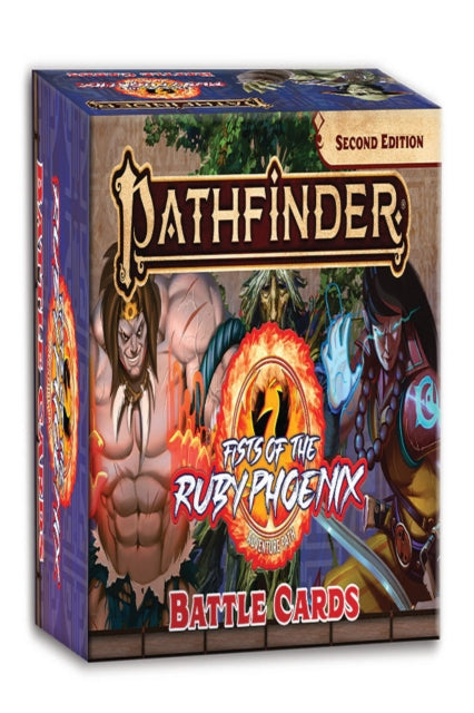 Book cover of: Pathfinder RPG: Fists of the Ruby Phoenix Battle Cards (P2)