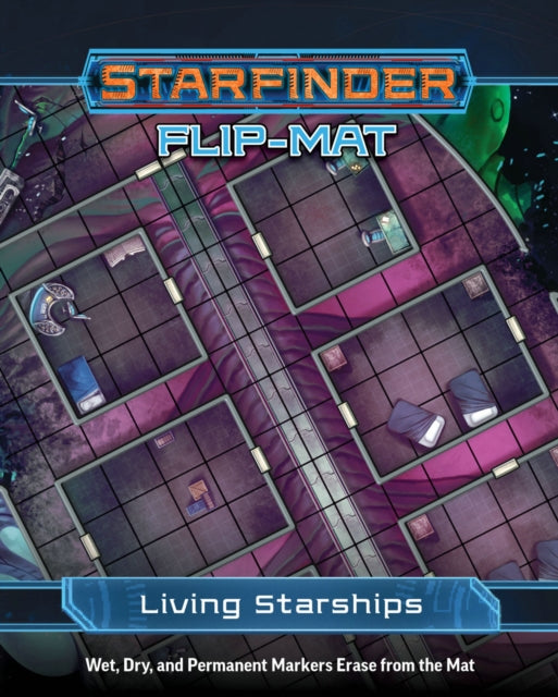 Book cover of: Starfinder Flip-Mat: Living Starships