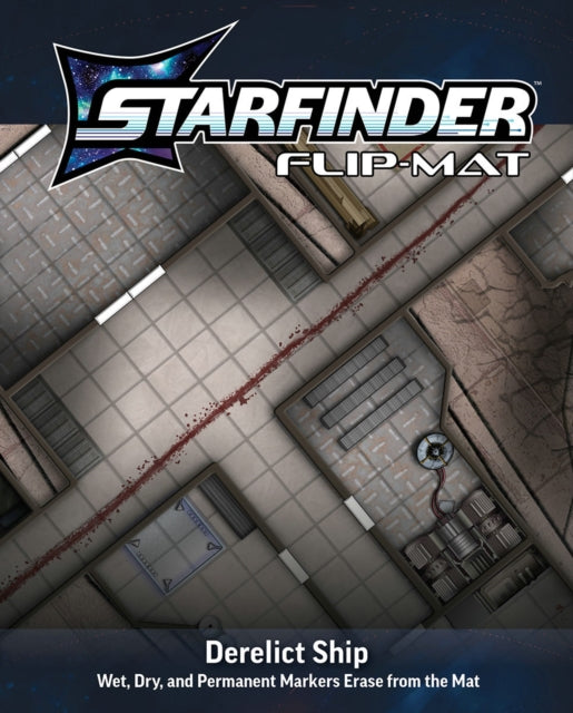 Book cover of: Starfinder Flip-Mat: Derelict Starships