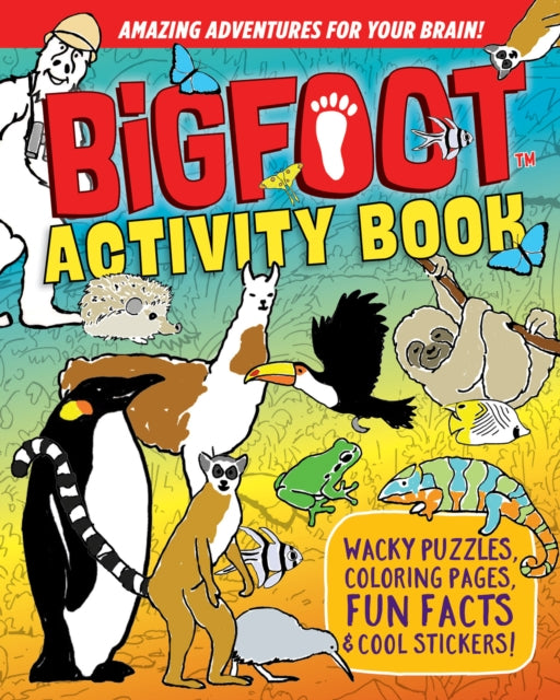 Book cover of: Bigfoot Activity Book. By: D. L. Miller