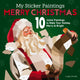 Book cover of: My Sticker Paintings: Merry Christmas