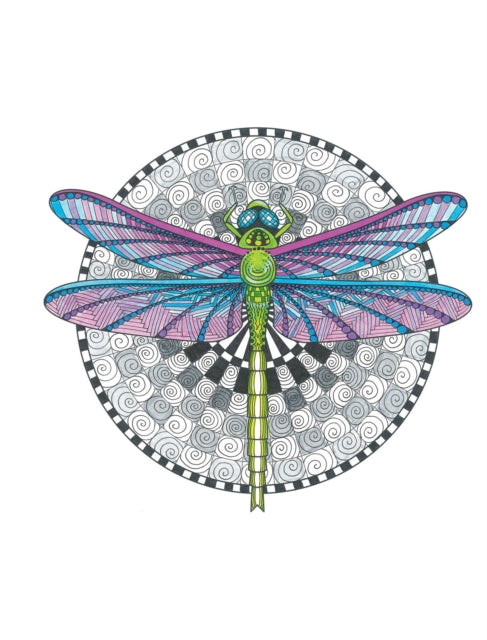 Book cover of: TangleEasy Guided Journal Dragonfly. By: Ben Kwok