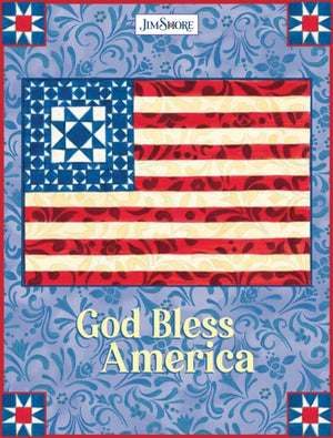 God Bless America Lined Journal