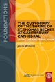 Book cover of: Customary of the Shrine of St. Thomas Becket at Canterbury Cathedral. By: Jenkins, John