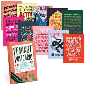 Em & Friends Feminist Postcard Book