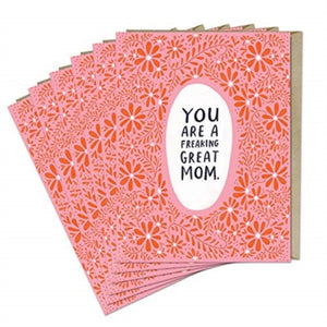 6-Pack Em & Friends Freaking Great Mom Card