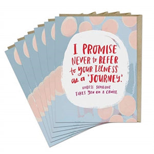 6-Pack Em & Friends Illness Is Not A Journey Card