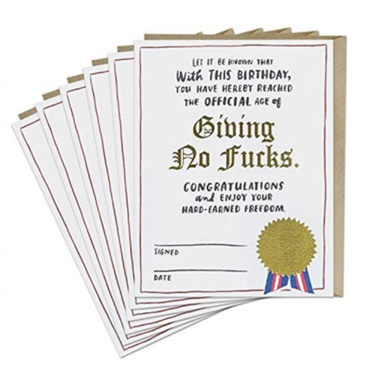 Book cover of: 6-Pack Em & Friends Decree Birthday - Foil Card
