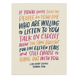 6-Pack Em & Friends Talk In Circles Card