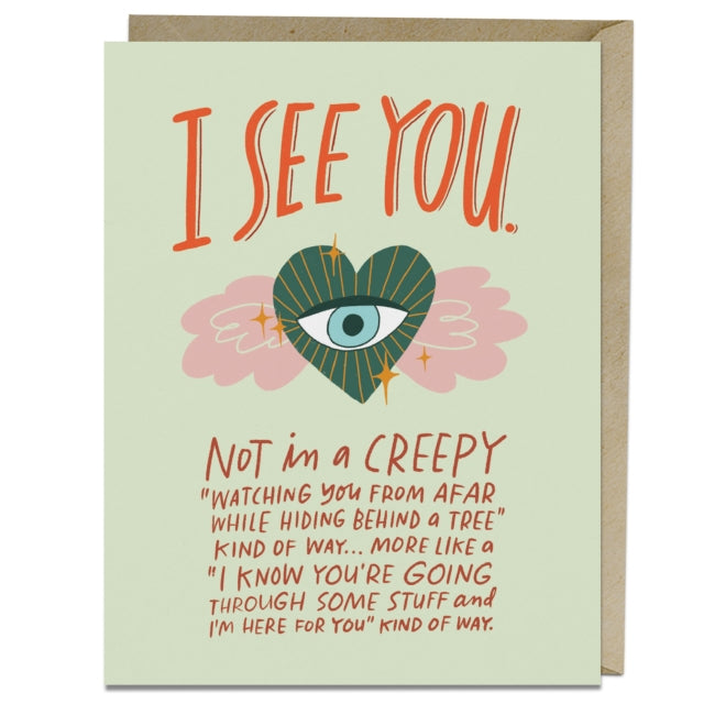 Book cover of: 6-Pack Em & Friends I See You Card