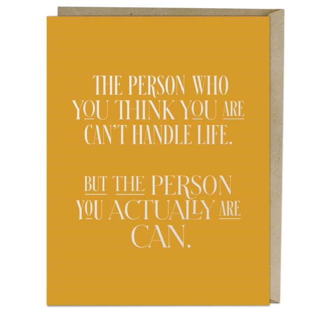Book cover of: 6-Pack  Elizabeth Gilbert for Em & Friends The Person You Actually Are Card