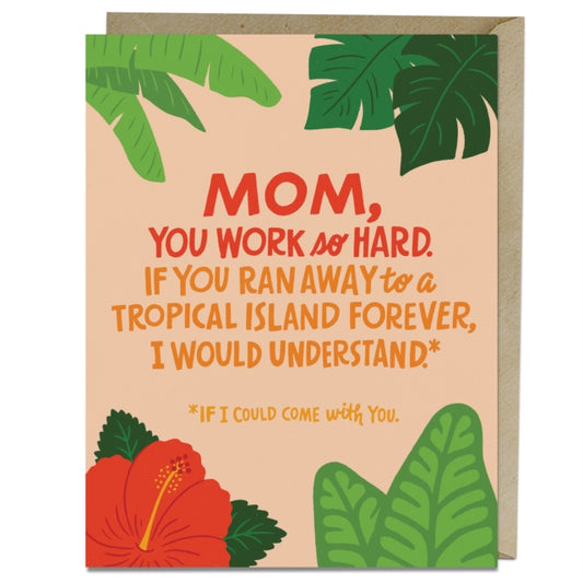 Book cover of: 6 Pack Em & Friends Mom You Work So Hard Card
