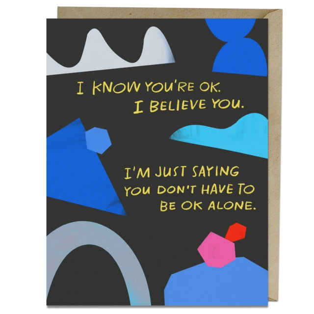 Book cover of: 6-Pack Em & Friends OK Alone Card