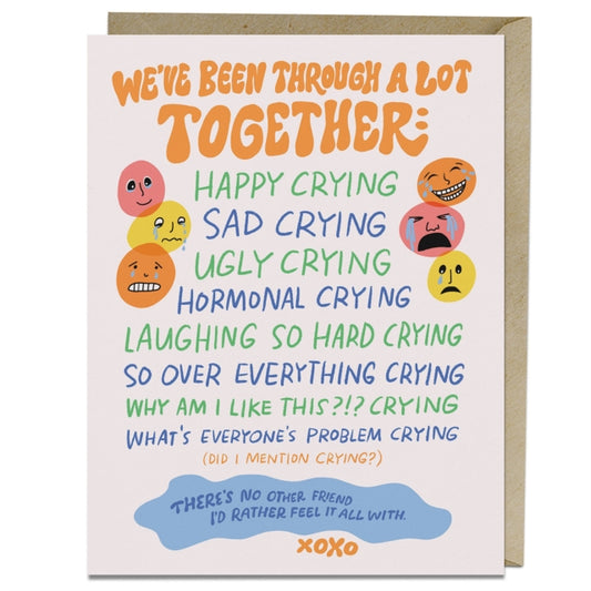 Book cover of: 6-Pack Em & Friends Happy Crying Greeting Card