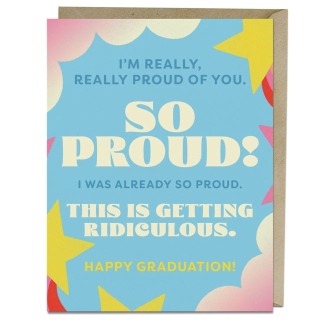 Book cover of: 6-Pack Em & Friends Really, Really Proud Greeting Cards