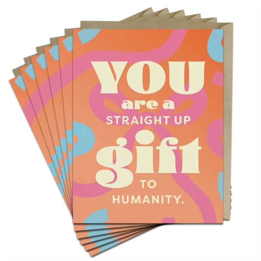 Book cover of: 6-Pack Em & Friends Straight-up Gift Greeting Cards