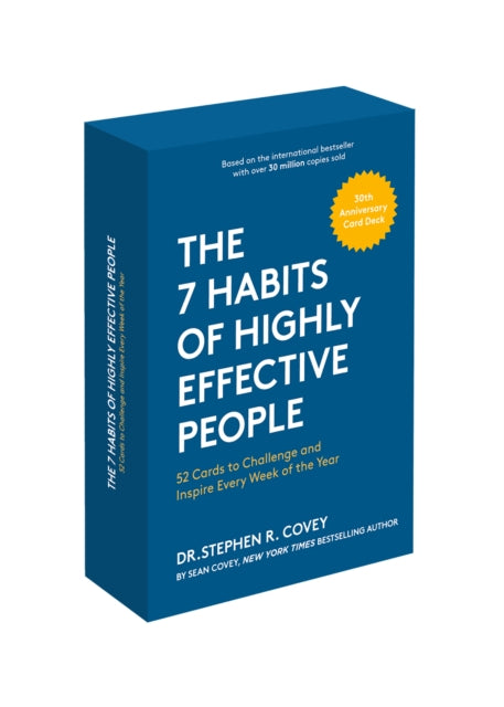 Book cover of: 7 Habits of Highly Effective People. By: Stephen R. Covey