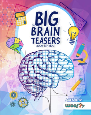 Big Brain Teasers Book for Kids