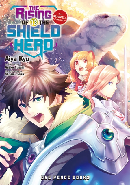 Book cover of: Rising of the Shield Hero Volume 13: The Manga Companion. By: Kyū Aiya