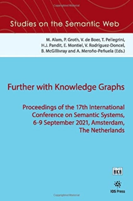 Book cover of: Further with Knowledge Graphs. By: M. Alam