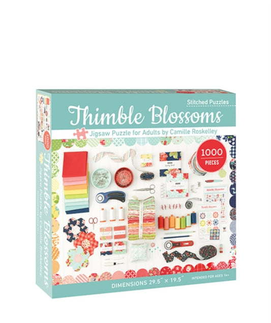 Book cover of: Thimble Blossoms Jigsaw Puzzle for Adults
