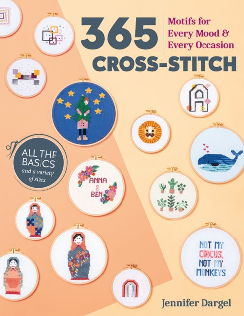 Book cover of: 365 Cross-Stitch. By: Jennifer Dargell