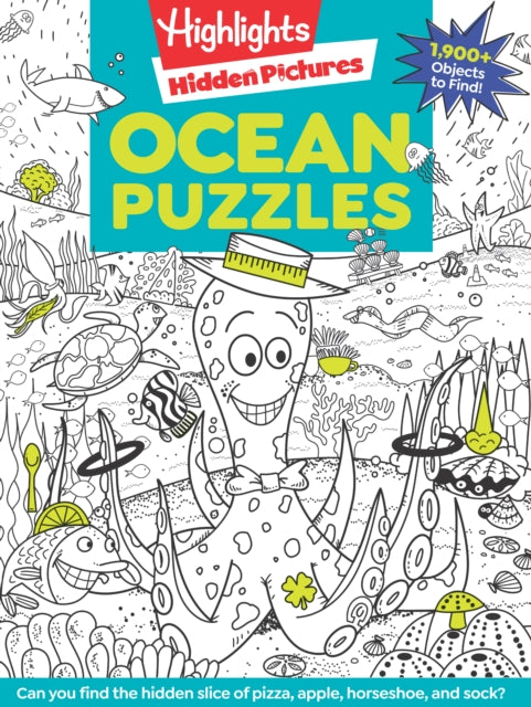Book cover of: Ocean Puzzles. By: Highlights