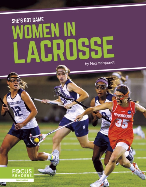 Book cover of: Women in Lacrosse. By: Meg Marquardt